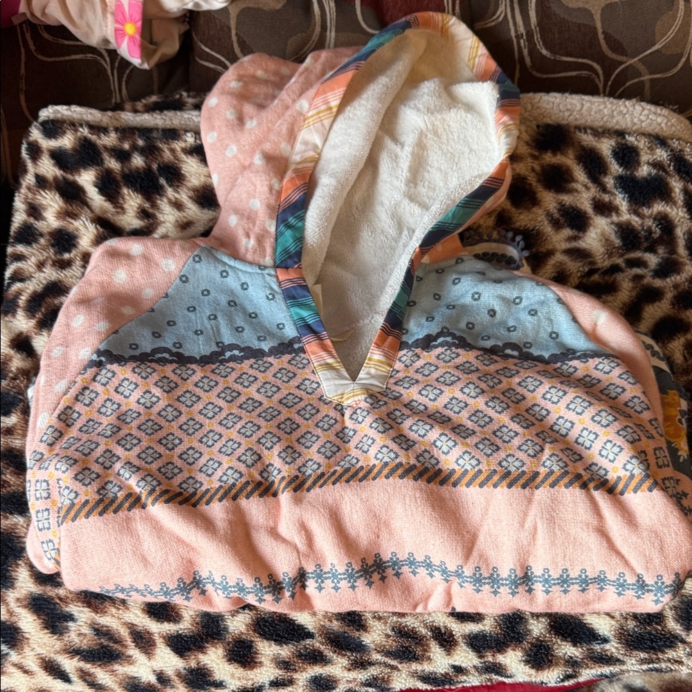 Colorful Patterned Poncho